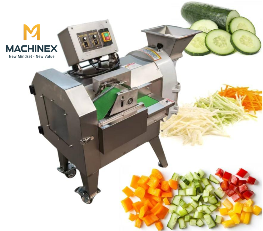 Máy thái rau củ công nghiệp inox – giải pháp tối ưu cho quy trình sơ chế thực phẩm