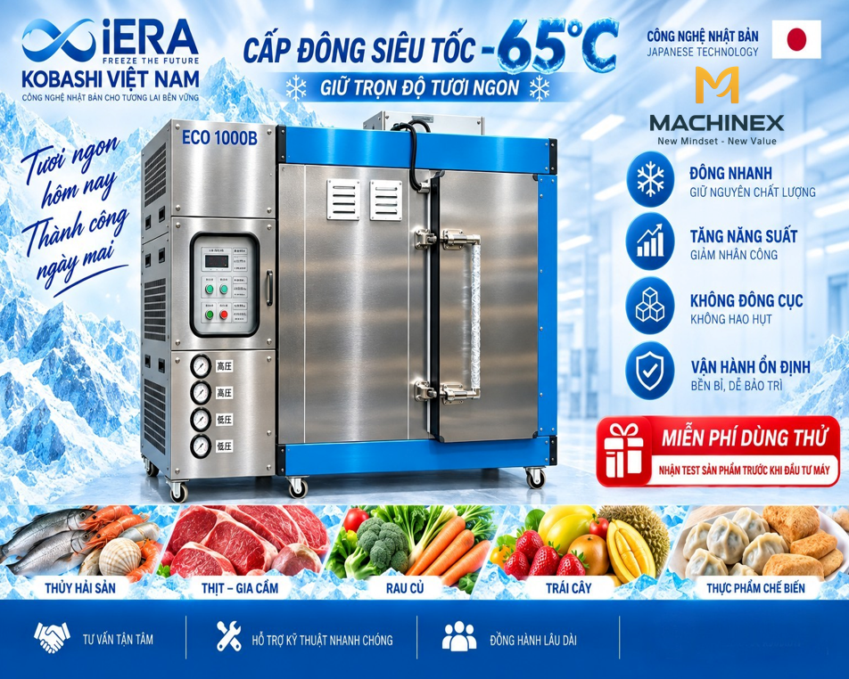 Công Nghệ Cấp Đông IQF Giúp Nâng Cao Chất Lượng Thủy Sản, Rau Củ Quả Và Trái Cây