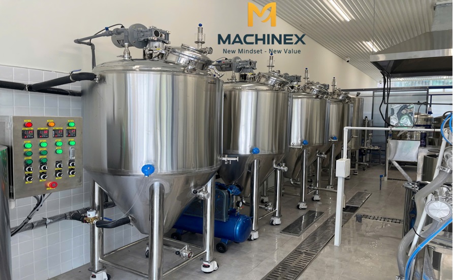 Machinex Việt Nam Bàn Giao, Lắp Đặt Và Vận Hành Hệ Thống Sản Xuất Rượu Makgeolli Cho Công Ty TNHH IIUM Brewery