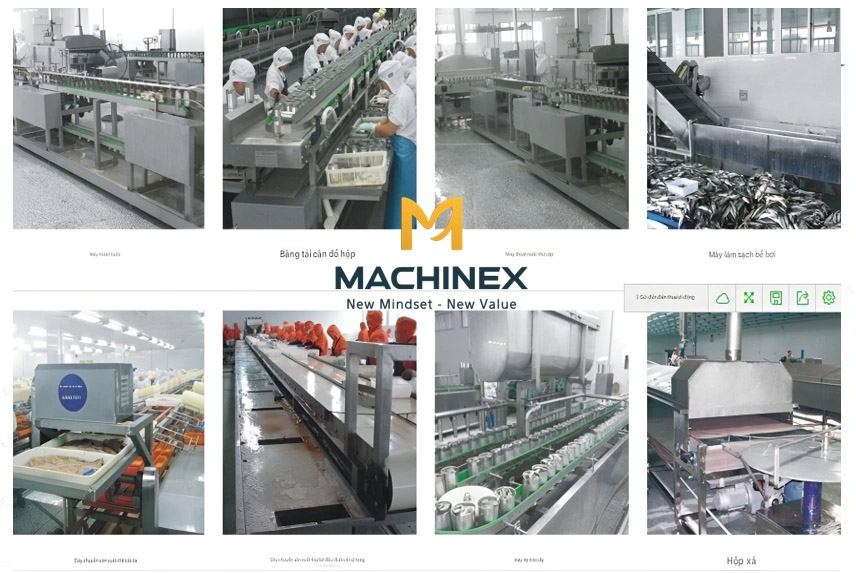 dây chuyền sản xuất cá đóng hộp tiêu chuẩn quốc tế