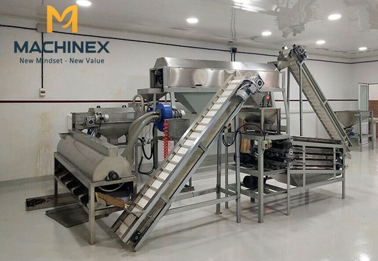 Thiết bị chế biến hạt điều hiện đại