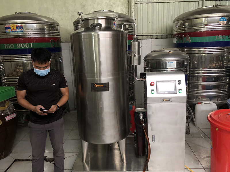 máy lão hóa rượu machinex
