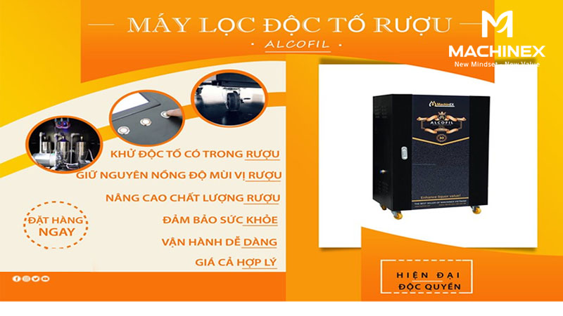Top 4 máy lọc rượu mini tốt nhất - Địa chỉ cung cấp máy uy tín