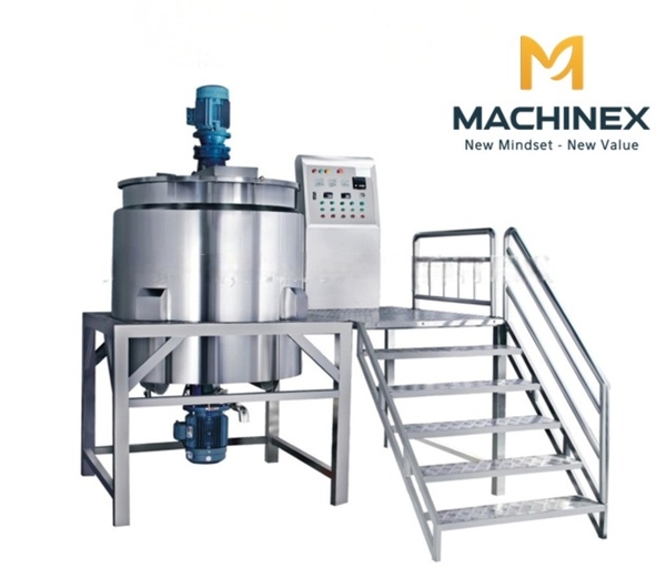 304 Stainless Steel Heated Mixing Tank