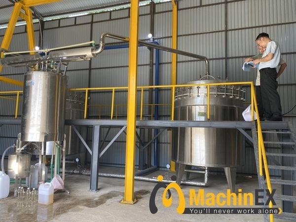 10,000L 工業用精油蒸留システム