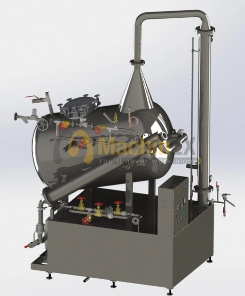 Horizontal 2-Stage Reflux Distillation Column (High Efficiency)