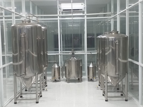 Nhà máy chưng cất tinh dầu Tràm, Sả Công ty Pure Thủ Thừa Long An