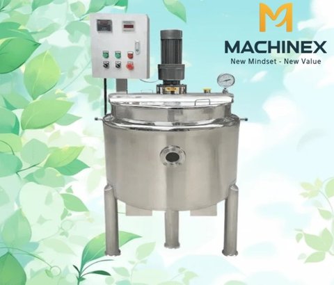 Solution Mixing Tank with Agitator