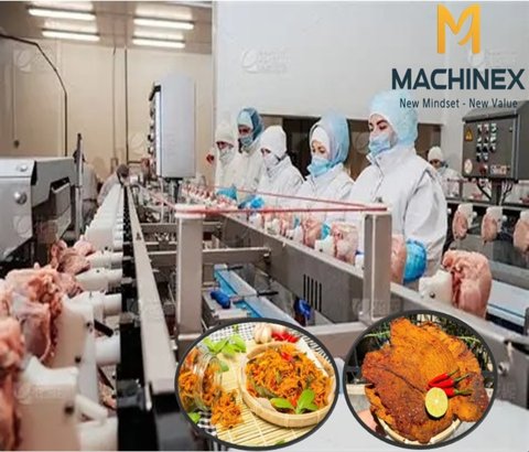 Industrial-Scale Dried Beef & Chicken Production Line