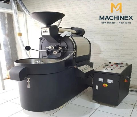 Máy rang cà phê công nghiệp 120kg