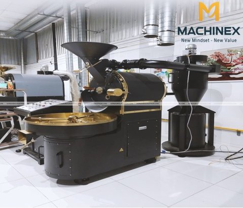 Máy rang cà phê công nghiệp 250kg