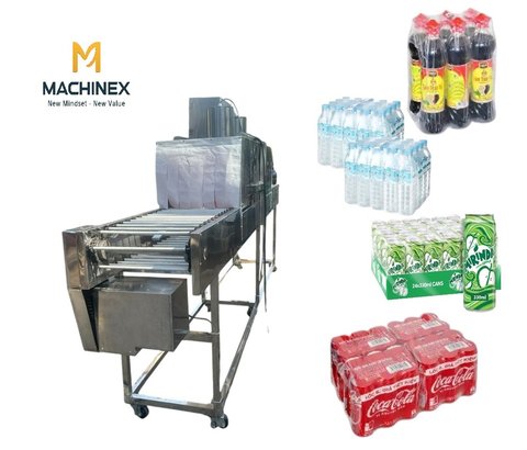 304ステンレス製コンベヤ式熱収縮包装機