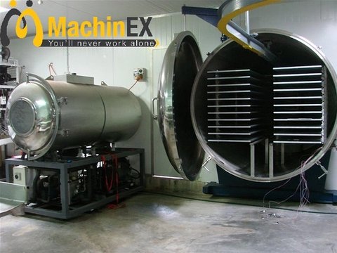 Máy sấy thăng hoa công suất 100kg/mẻ